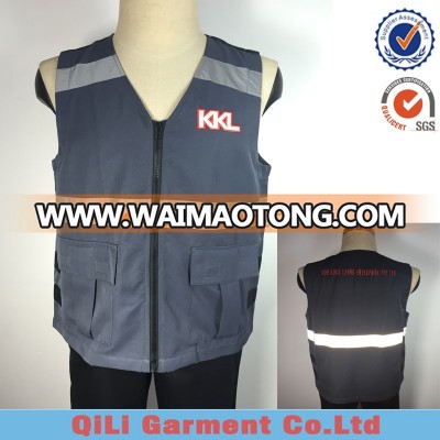 3M /PVC refective tape high visibility safety vest work wear for construction custom design