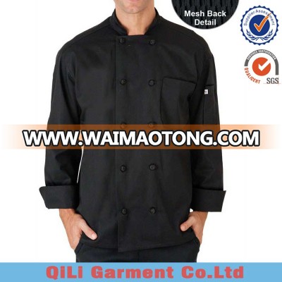 high quality chef jacket restaurant uniform kitchen cooking chef coat 1pc order embroidery individual name